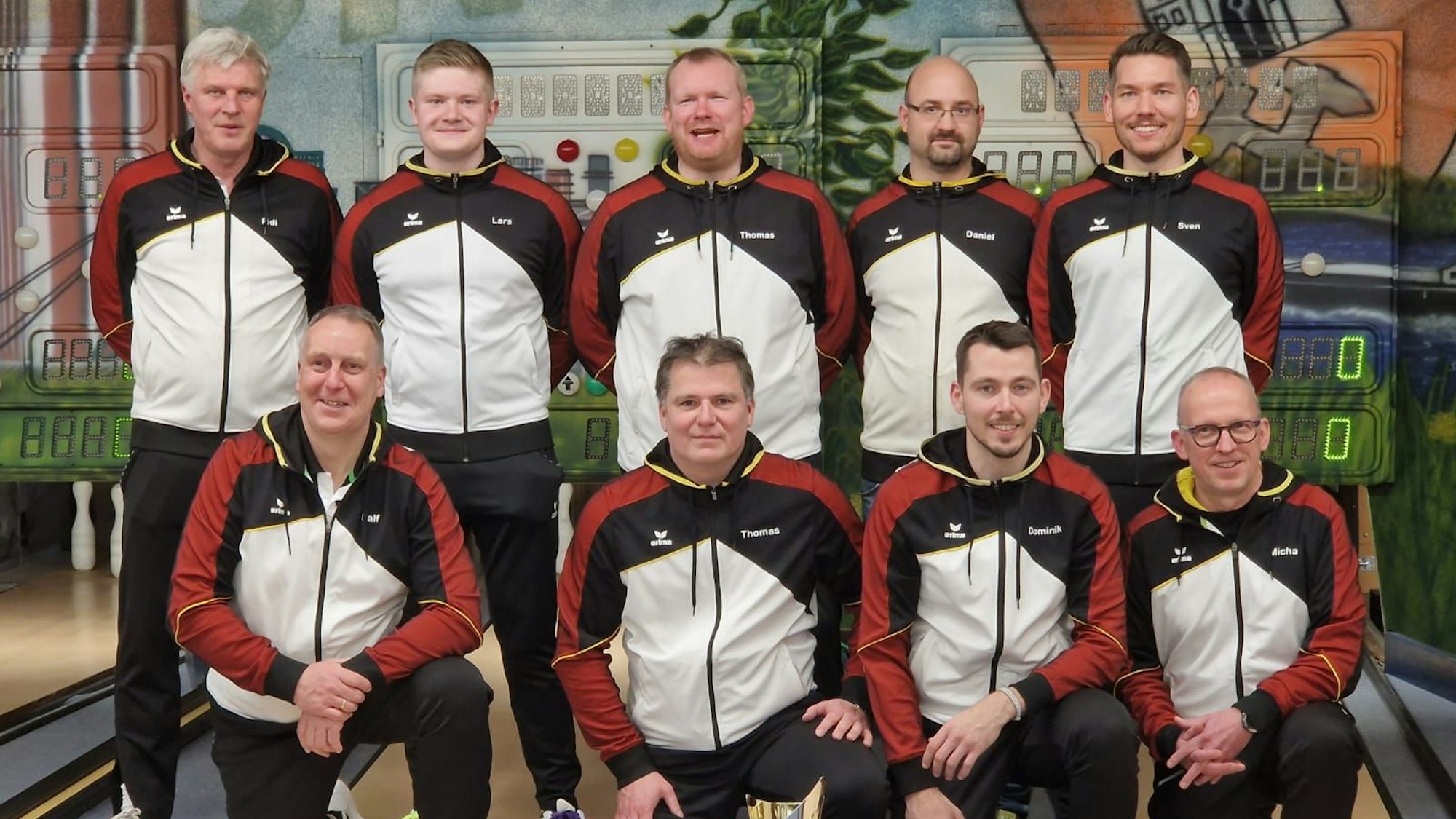 Mannschaftsfoto der Kegler
