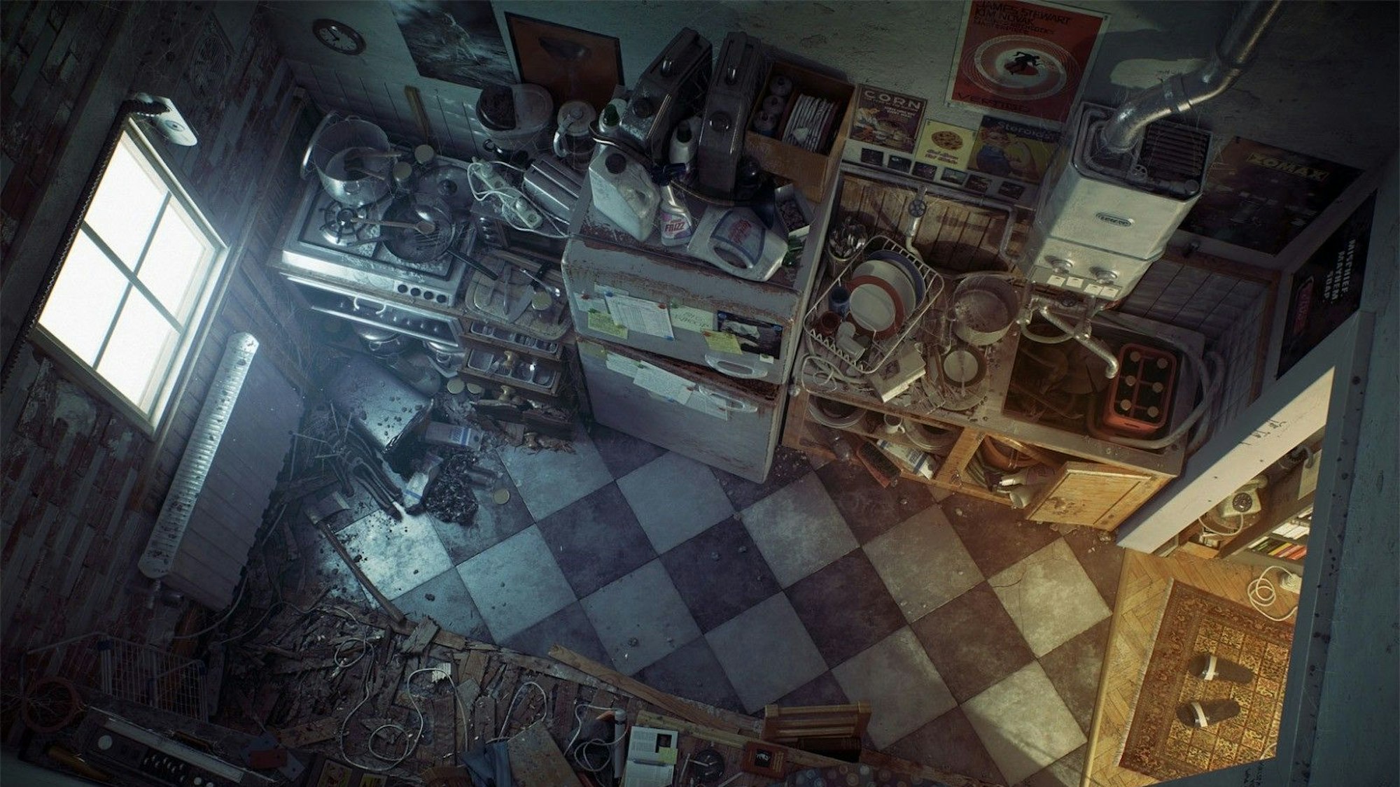 Abbildung einer chaotischen Küche