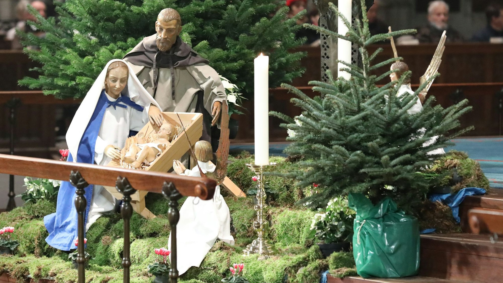 Die Weihnachtskrippe im Kölner Dom