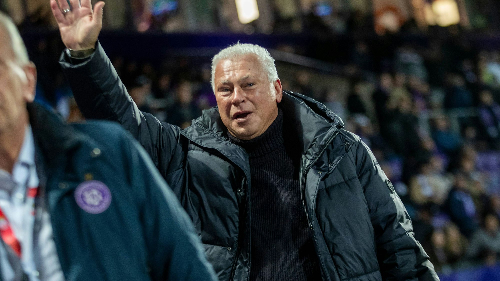 Toni Polster im November 2023 beim Spiel Austria Wien gegen Red Bull Salzburg