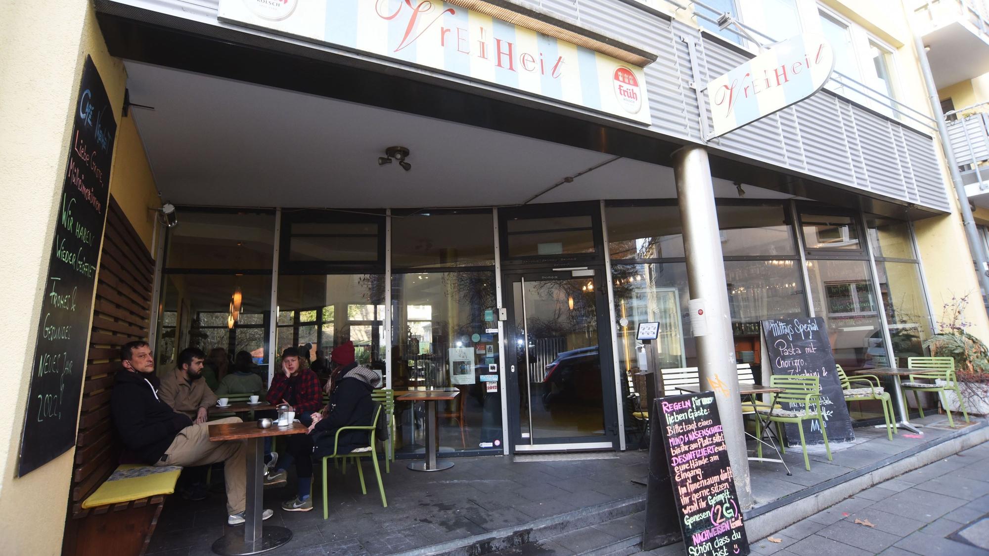 Außenansicht des Cafés