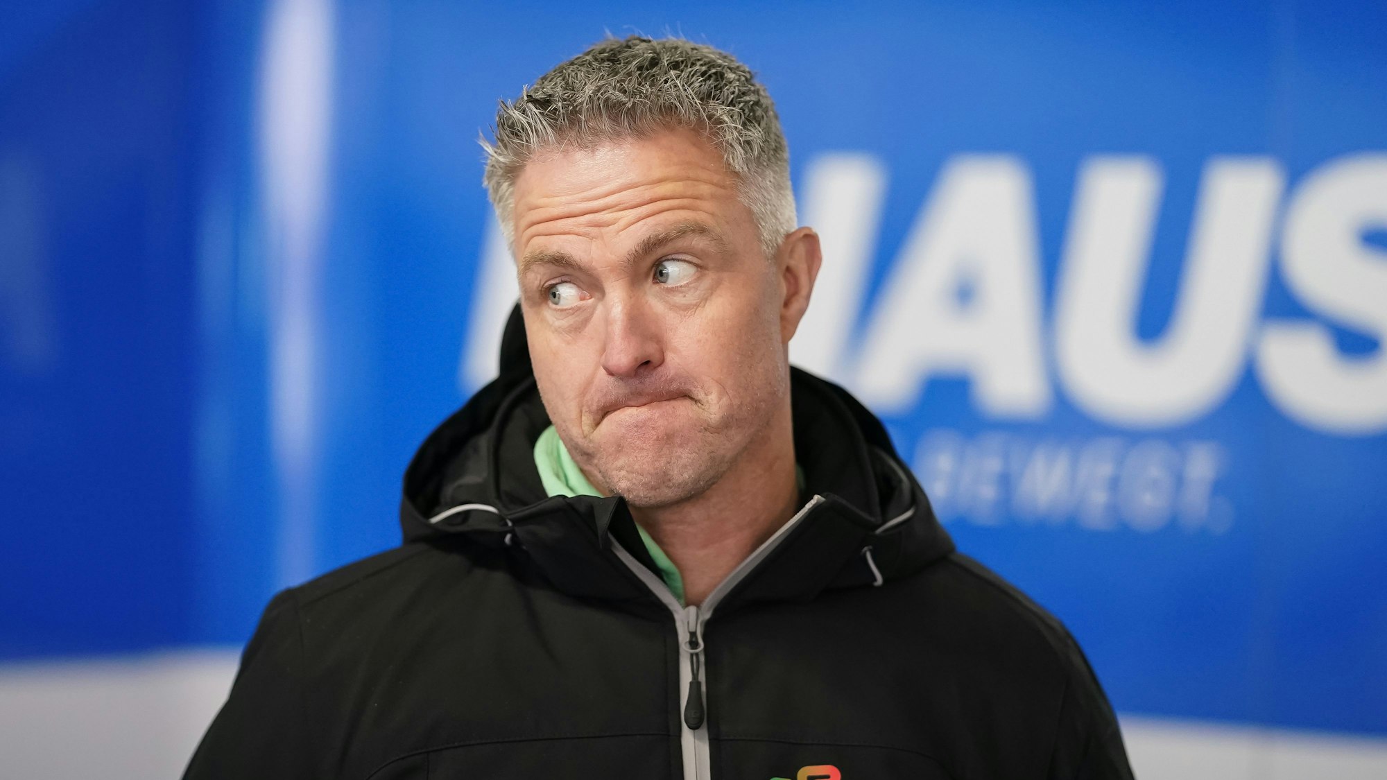 Ralf Schumacher bei Testfahrten auf den Hockenheimring.