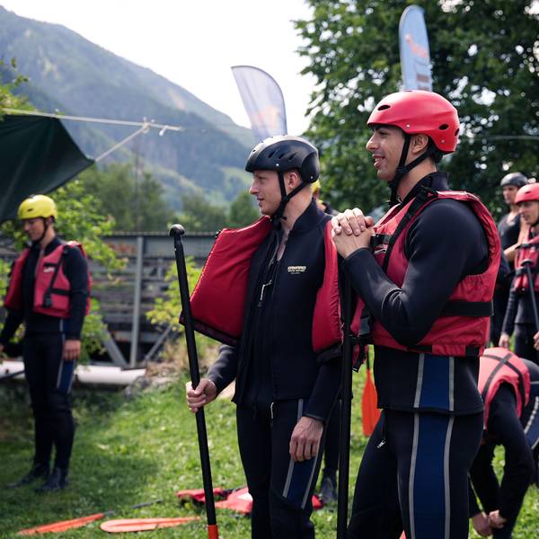 Im vergangenen Jahr waren die VfLer auf einer Tiroler Wildwasser-Strecke.
