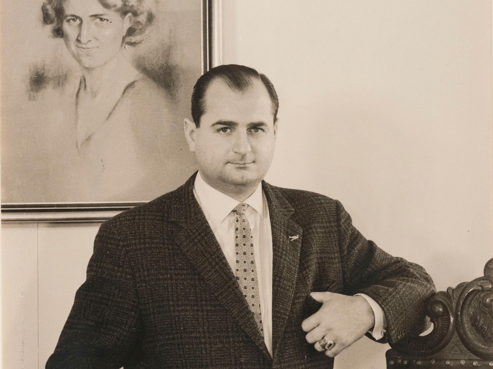 „Mr. Haribo“ Dr. Hans Riegel in den 1950er-Jahren.