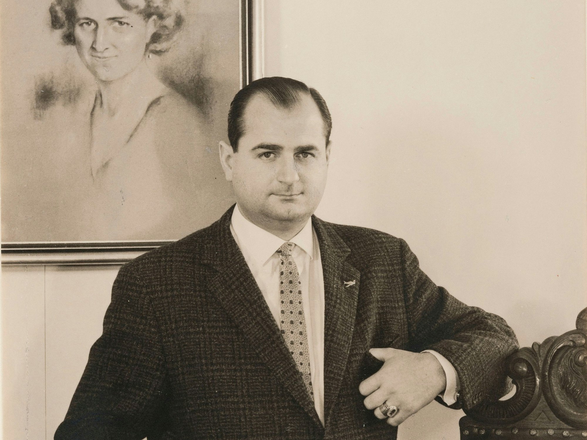 „Mr. Haribo“ Dr. Hans Riegel in den 1950er-Jahren.