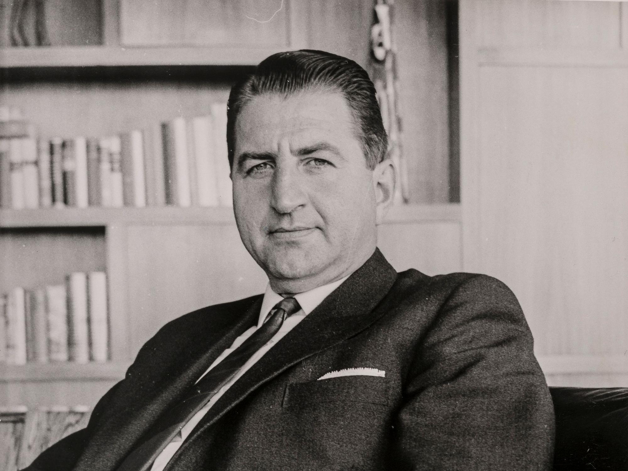 Porträt von Paul Riegel in den 1960er-Jahren.