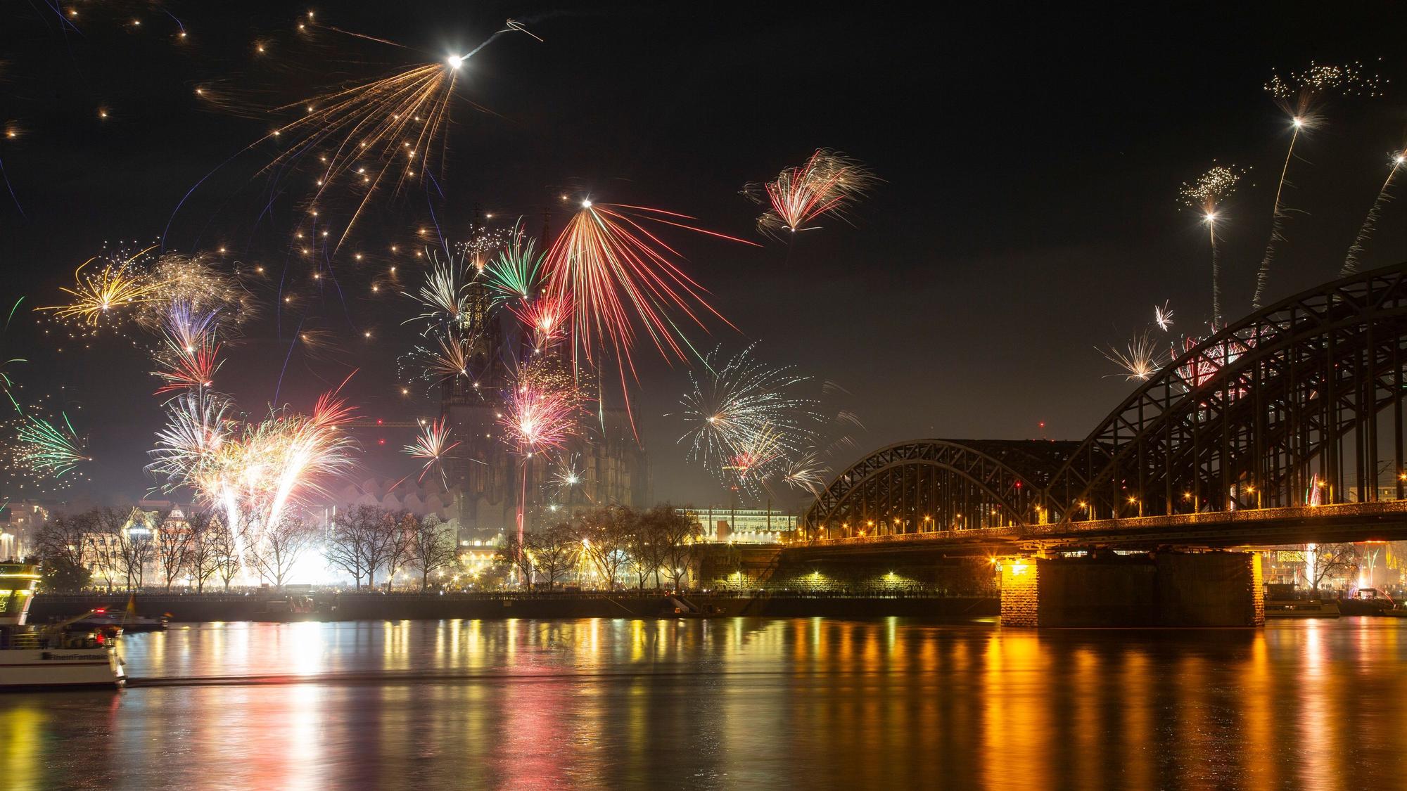 Feuerwerk über Köln (Archivbild aus 2023)