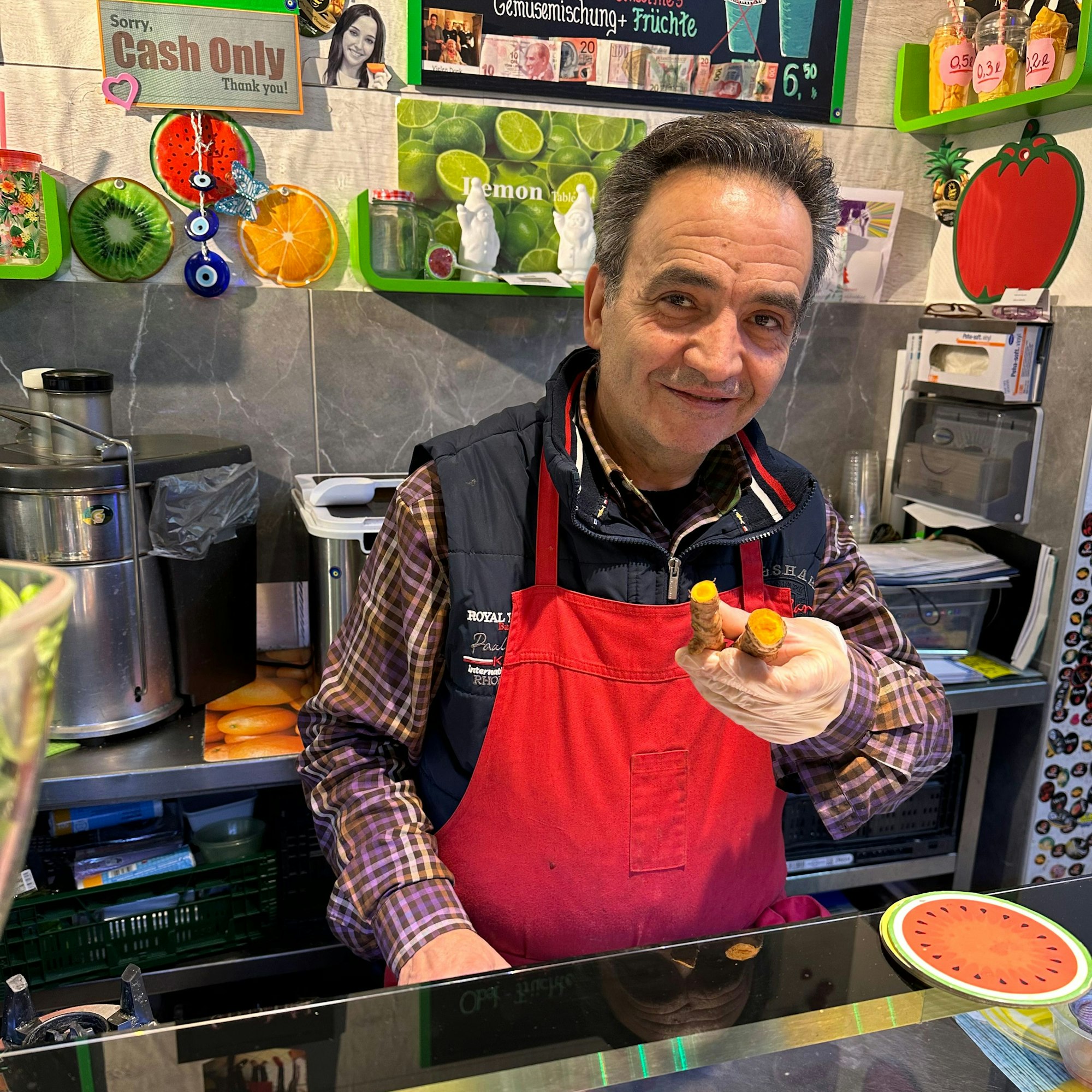 Köln. Saftbar Extra Frisch in der Komödienstraße, Bilder für die Bar-Kolumne SchönTrinken, Foto: Eva Reik