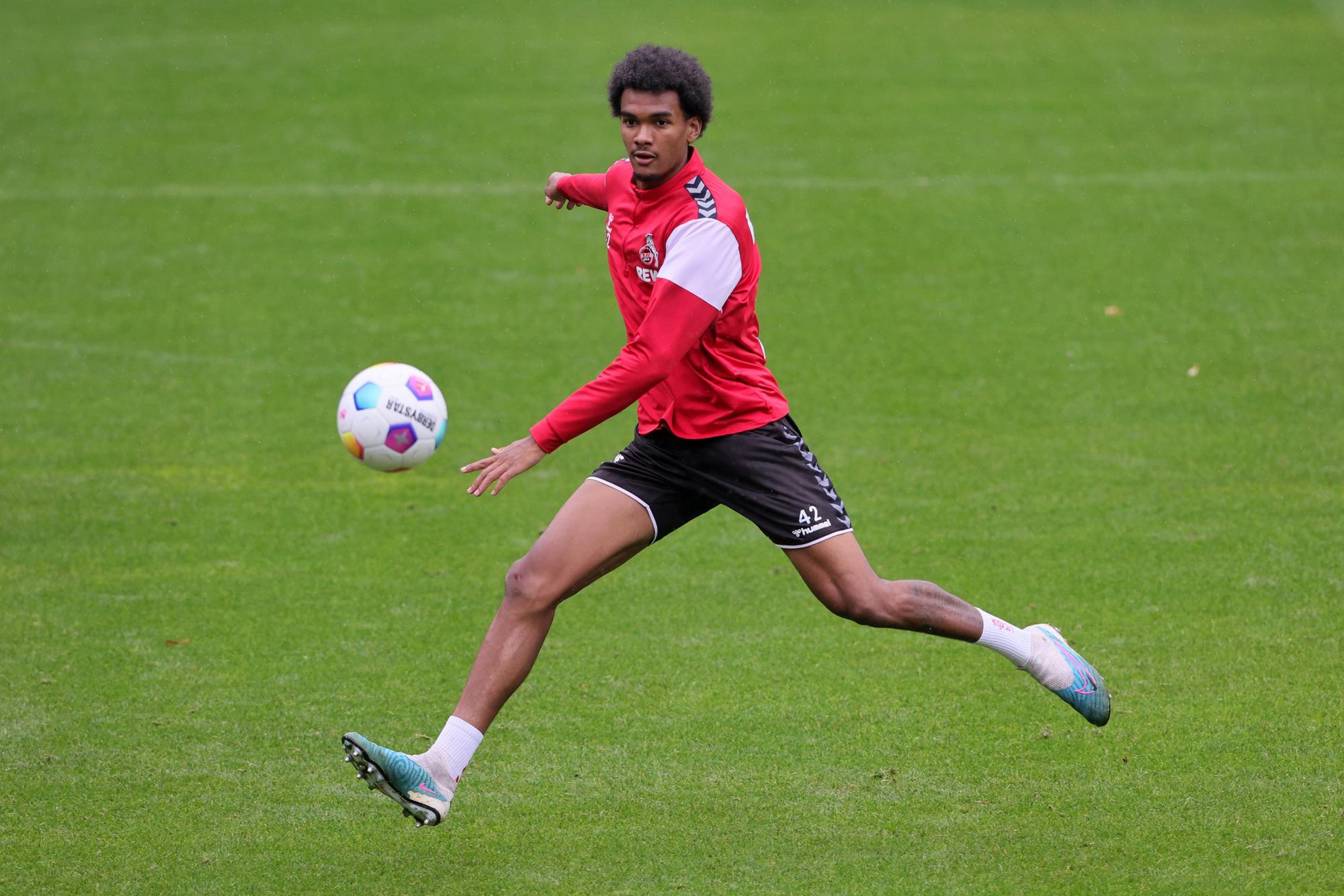 1. FC Köln, Training, Damion Downs (1. FC Köln). 01.09.2023, Bild: Herbert Bucco