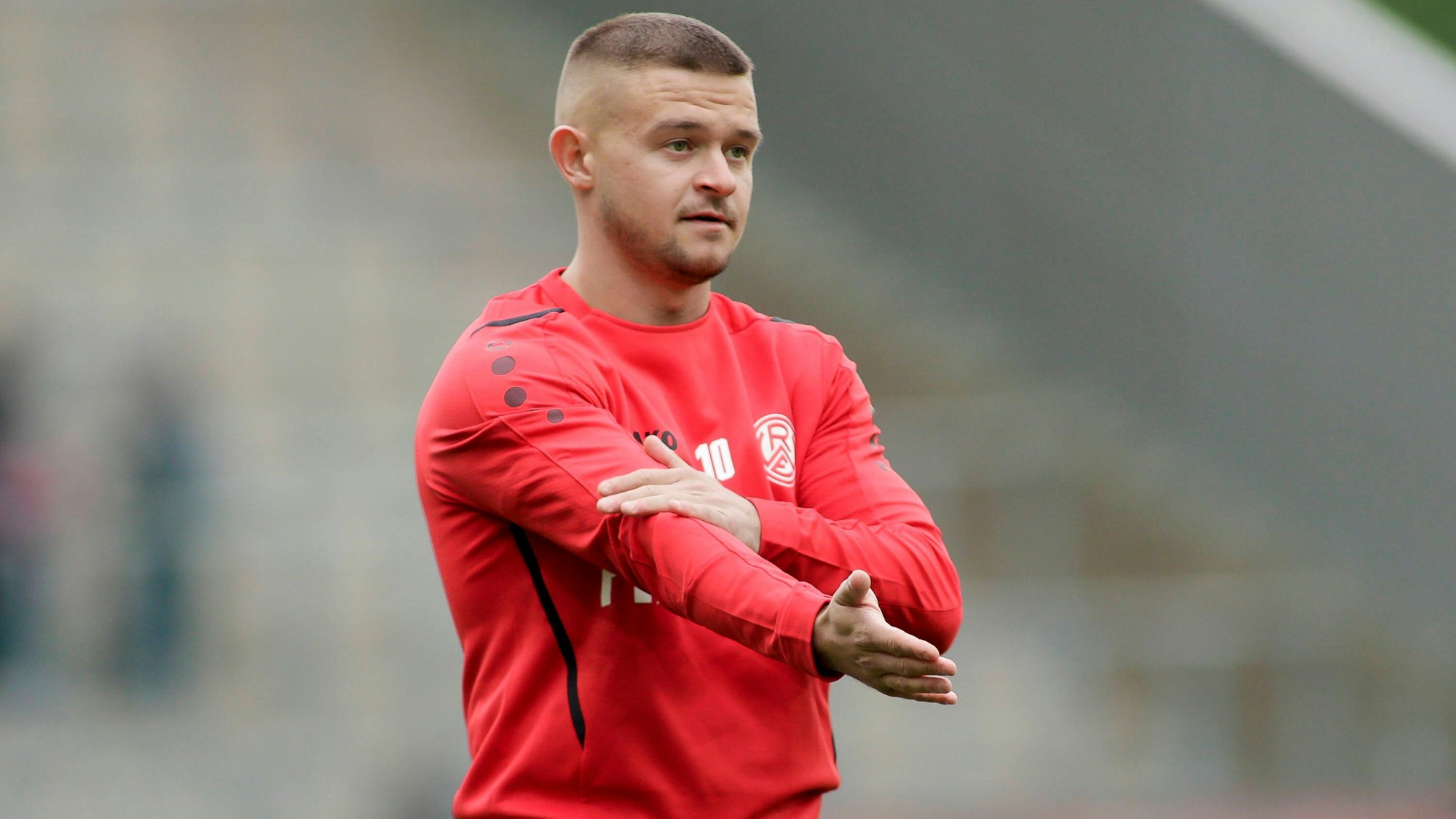 04. Spieltag 21/22 Fußball Regionalliga West Rot-Weiss Essen - Fortuna Köln am 29.08.2021 im Stadion Essen in Essen Kevin Holzweiler Rot-Weiss Essen *** 04 Matchday 21 22 Football Regionalliga West Rot Weiss Essen Fortuna Köln on 29 08 2021 at Stadion Essen in Essen Kevin Holzweiler Rot Weiss Essen