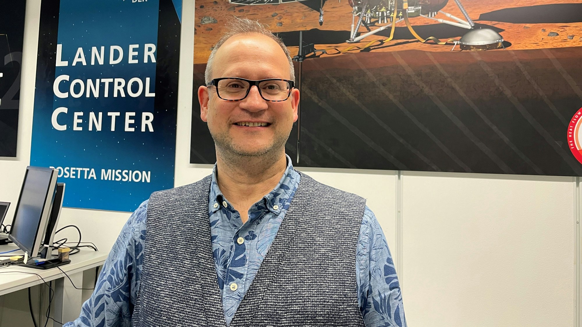 Jean-Pierre Paul de Vera, Astrobiologe und Leiter des Musc, guckt in die Kamera.