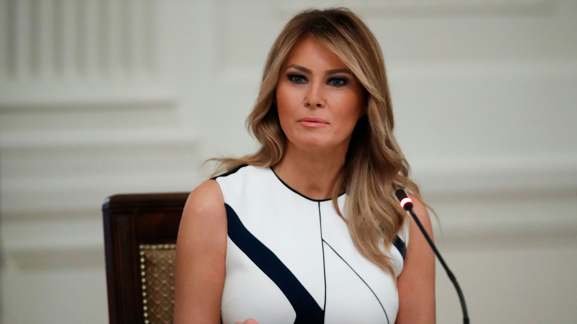 Melania Trump, damals noch First Lady der USA, bei einer Veranstaltung im Weißen Haus teil. (Archivbild)