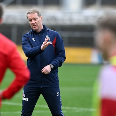 Erstes Training des neuen Trainers Timo Schultz.