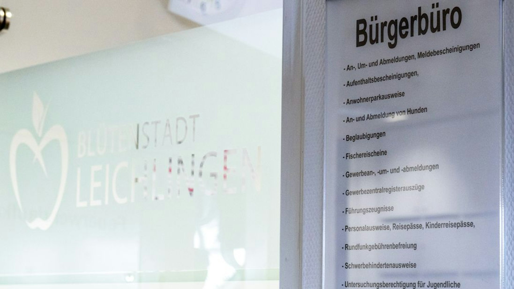 Das Bürgerbüro in Leichlingen.