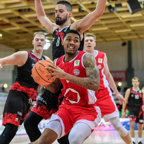 Barmer 2. Basketball Bundesliga ProB: Bayer Giants Leverkusen vs. Rheinstars Koeln, 23.12.2023 Bryan Anthony Battle RheinStars Koeln 13, Barmer 2. Basketball Bundesliga ProB: Bayer Giants Leverkusen vs. Rheinstars Koeln am 23.12.2023 im Ostermann Arena in Leverkusen Nordrhein-Westfalen *** Barmer 2 Basketball Bundesliga ProB Bayer Giants Leverkusen vs Rheinstars Koeln, 23 12 2023 Bryan Anthony Battle RheinStars Koeln 13 , Barmer 2 Basketball Bundesliga ProB Bayer Giants Leverkusen vs Rheinstars Koeln on 23 12 2023 at Ostermann Arena in Leverkusen Nordrhein Westfalen Copyright: xBEAUTIFULxSPORTS/Mueller-Laschetx