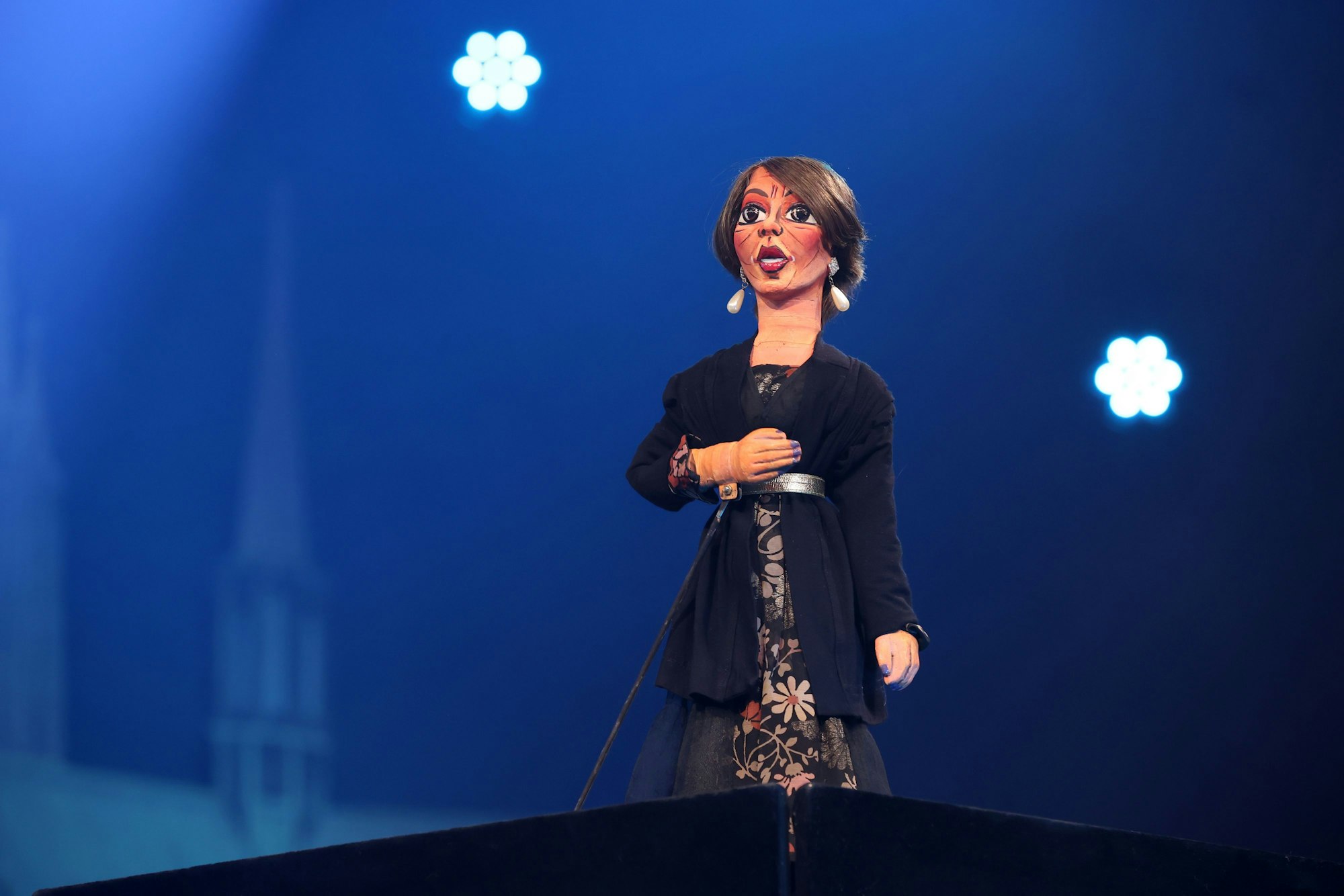 Reker als Hänneschen-Puppe