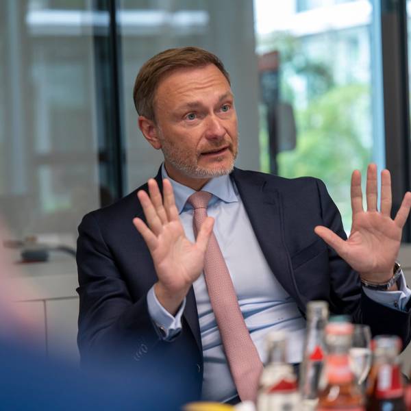 Finanzminister Christian Lindner im Interview.