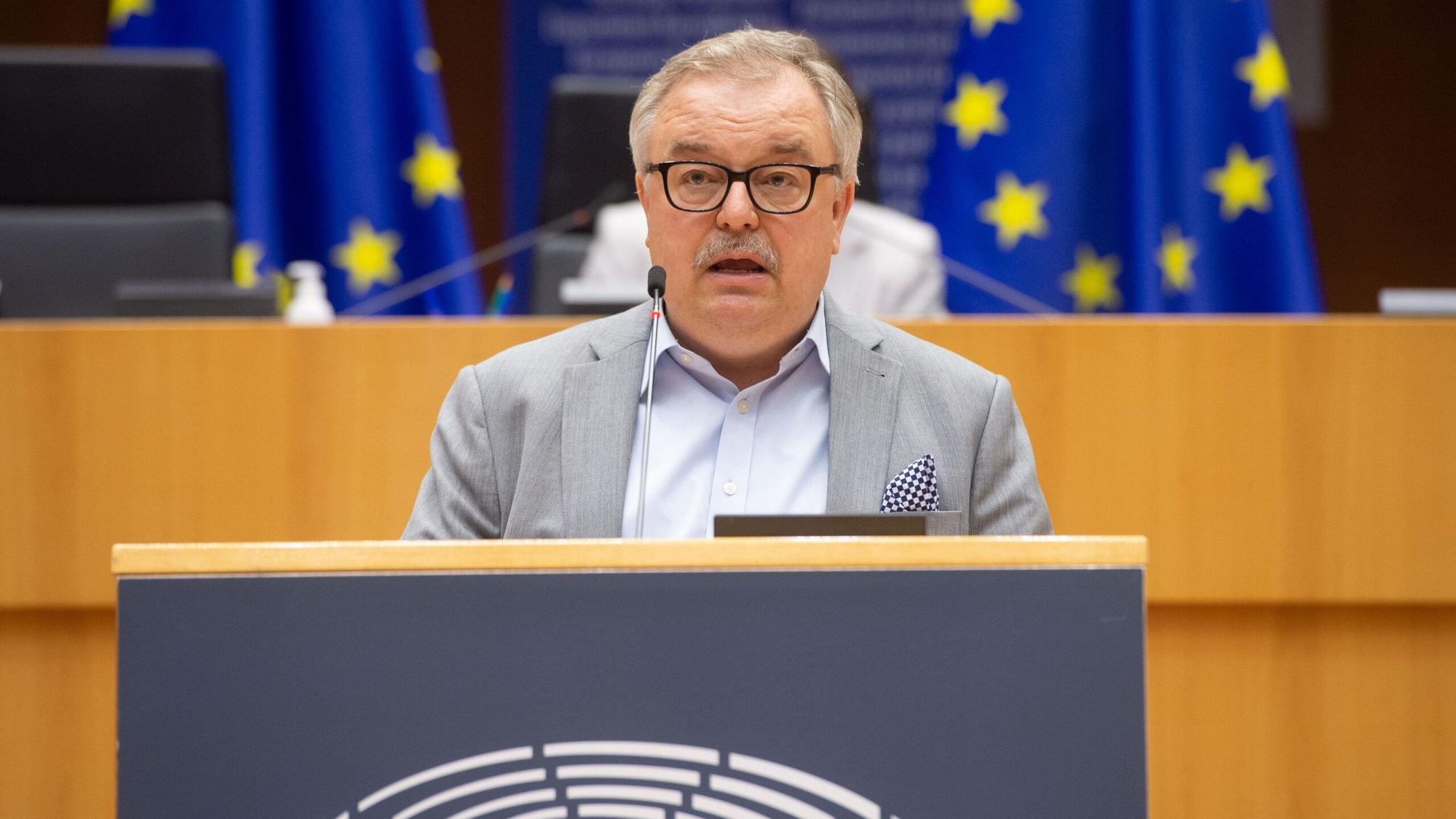 Auf dem Foto ist der Europaparlamentarier Jens Geier zu sehen.