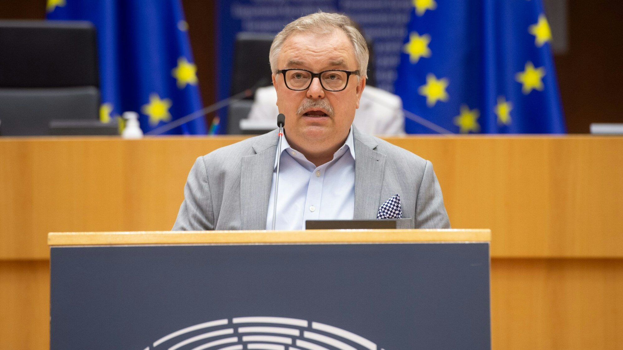 Auf dem Foto ist der Europaparlamentarier Jens Geier zu sehen.