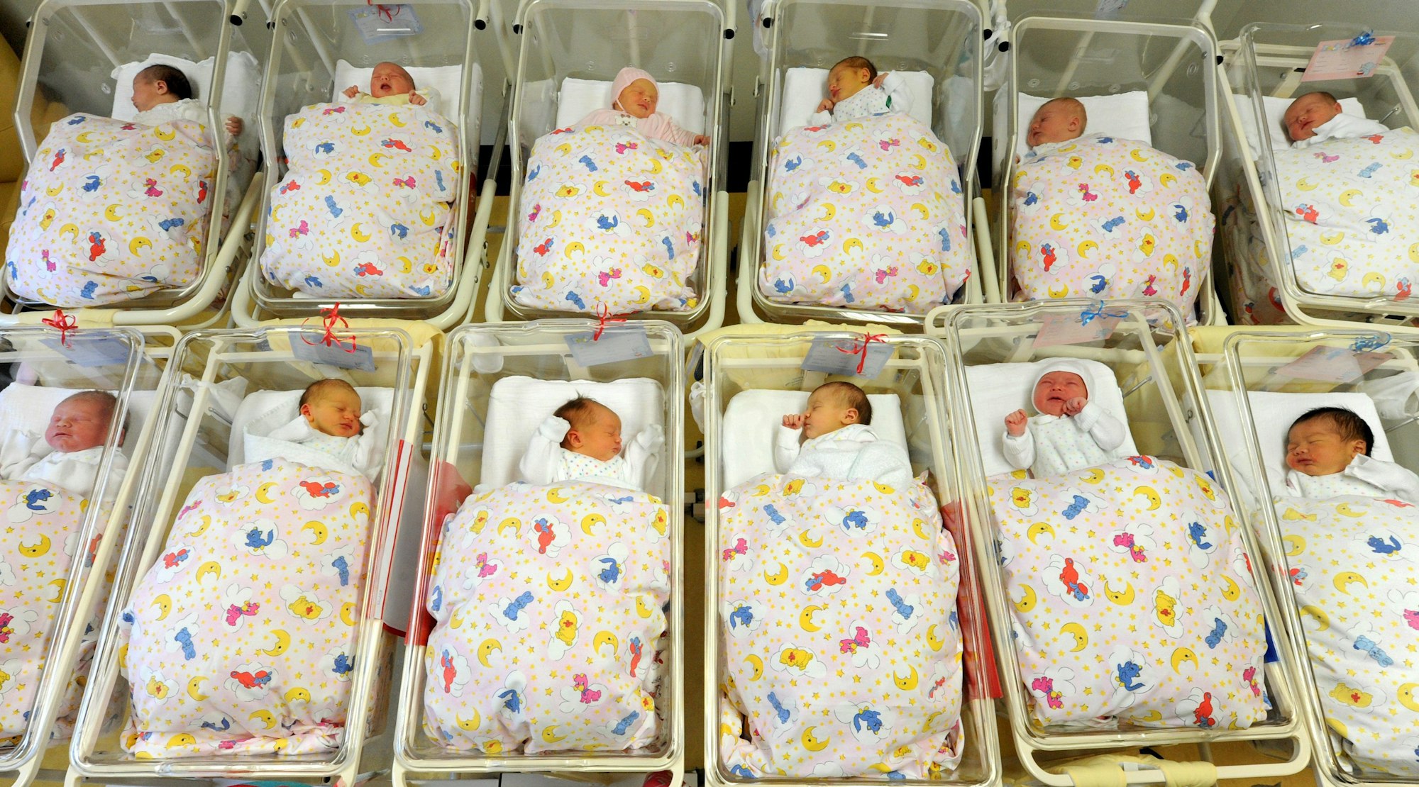 Die Geburtenrate in Deutschland ist einer aktuellen Studie zufolge innerhalb der vergangenen beiden Jahre deutlich zurückgegangen. (Symbolfoto)
