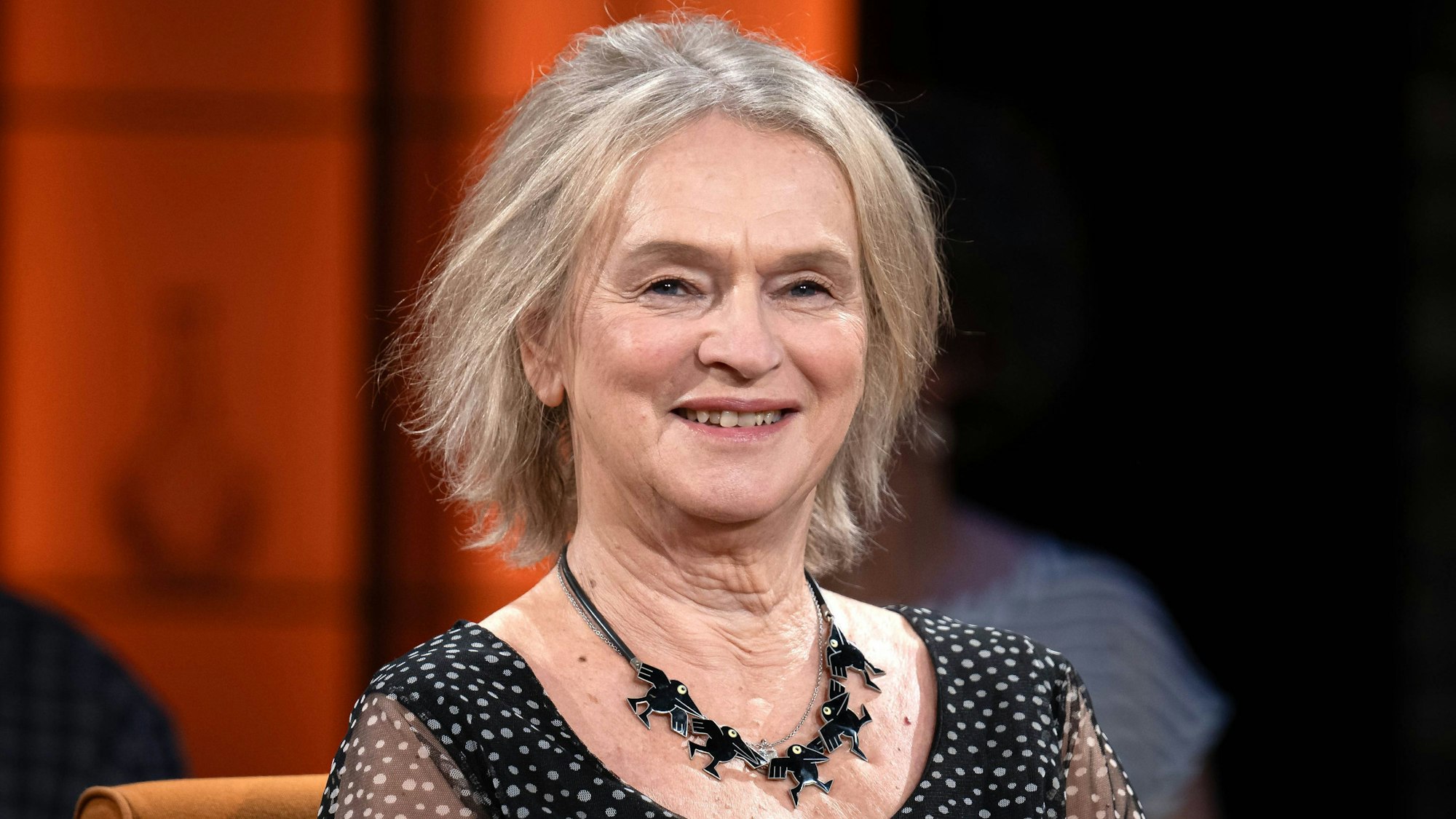 Elke Heidenreich bei der Aufzeichnung der Radio Bremen Talkshow „3nach9“.