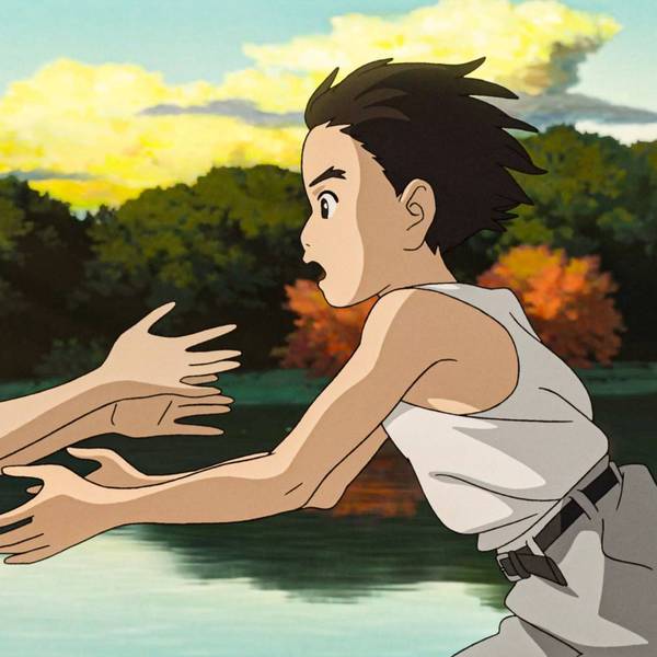 Der Junge und der Reiher Japan. Eine Szene aus dem neuen Toho-Film: The Boy and the Heron 2023. Ein kleiner Junge namens Mahito, der sich nach seiner Mutter sehnt, wagt sich in eine Welt, die von den Lebenden und den Toten geteilt wird. Dort hat der Tod ein Ende, und das Leben findet einen neuen Anfang. Eine halb-autobiografische Fantasie aus dem Kopf von Hayao Miyazaki.