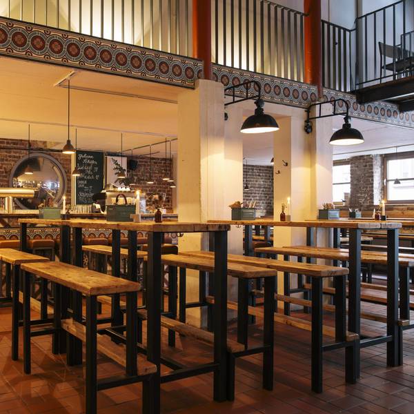 Das Restaurant des Brauhauses „Johann Schäfer“ in der Kölner Südstadt. (Symbolbild)
