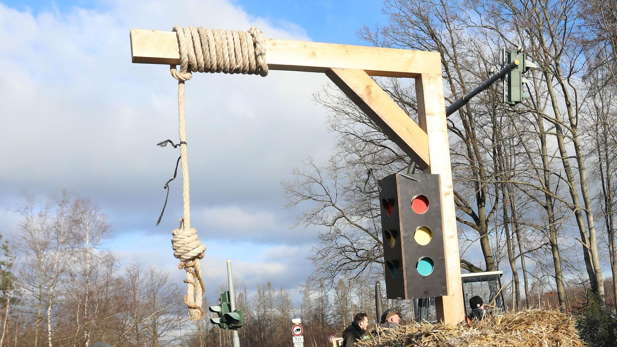 Bauernproteste im Siebengebirge