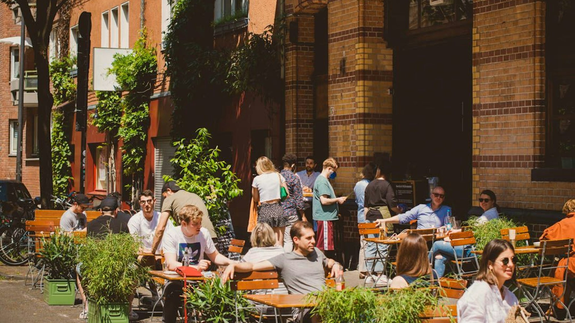 Das „Brauhaus Johann Schäfer“ in der Elsaßstraße