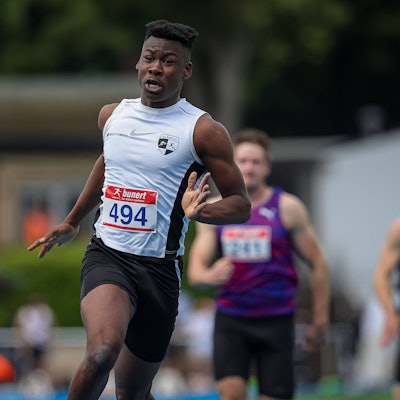 Christi Himmelfahrt-Sportfest TUS Koeln rrh. Koeln, 26.05.22 Chidiera Onuoha THC Bruehl ,Christi Himmelfahrt-Sportfest TUS Koeln rrh. am 26.05.22 im Sportpark Hoehenberg in Koeln Deutschland. *** Ascension Day Sports Festival TUS Koeln rrh Koeln, 26 05 22 Chidiera Onuoha THC Bruehl ,Ascension Day Sports Festival TUS Koeln rrh on 26 05 22 at Sportpark Hoehenberg in Koeln Germany Copyright: xBEAUTIFULxSPORTS/B.Hoffmannx