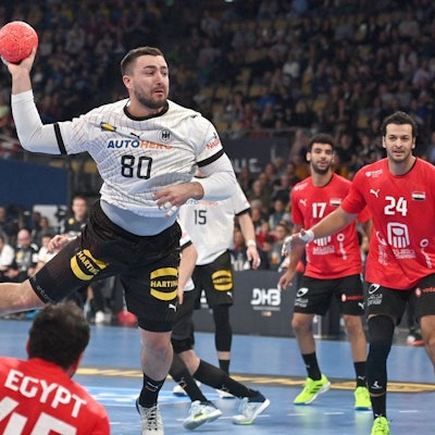 Jannik Kohlbacher im Spiel gegen Ägypten