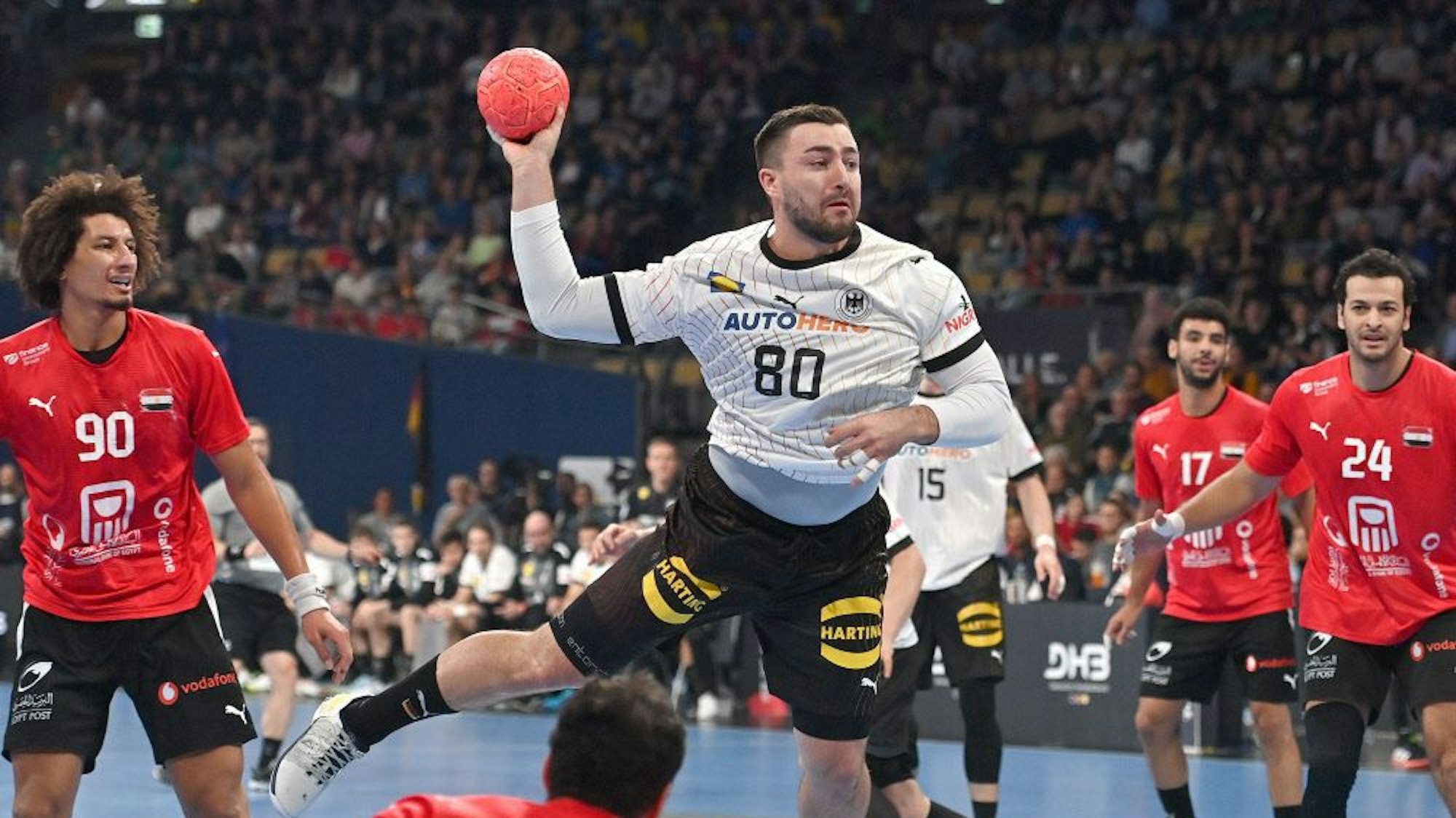 Jannik Kohlbacher im Spiel gegen Ägypten