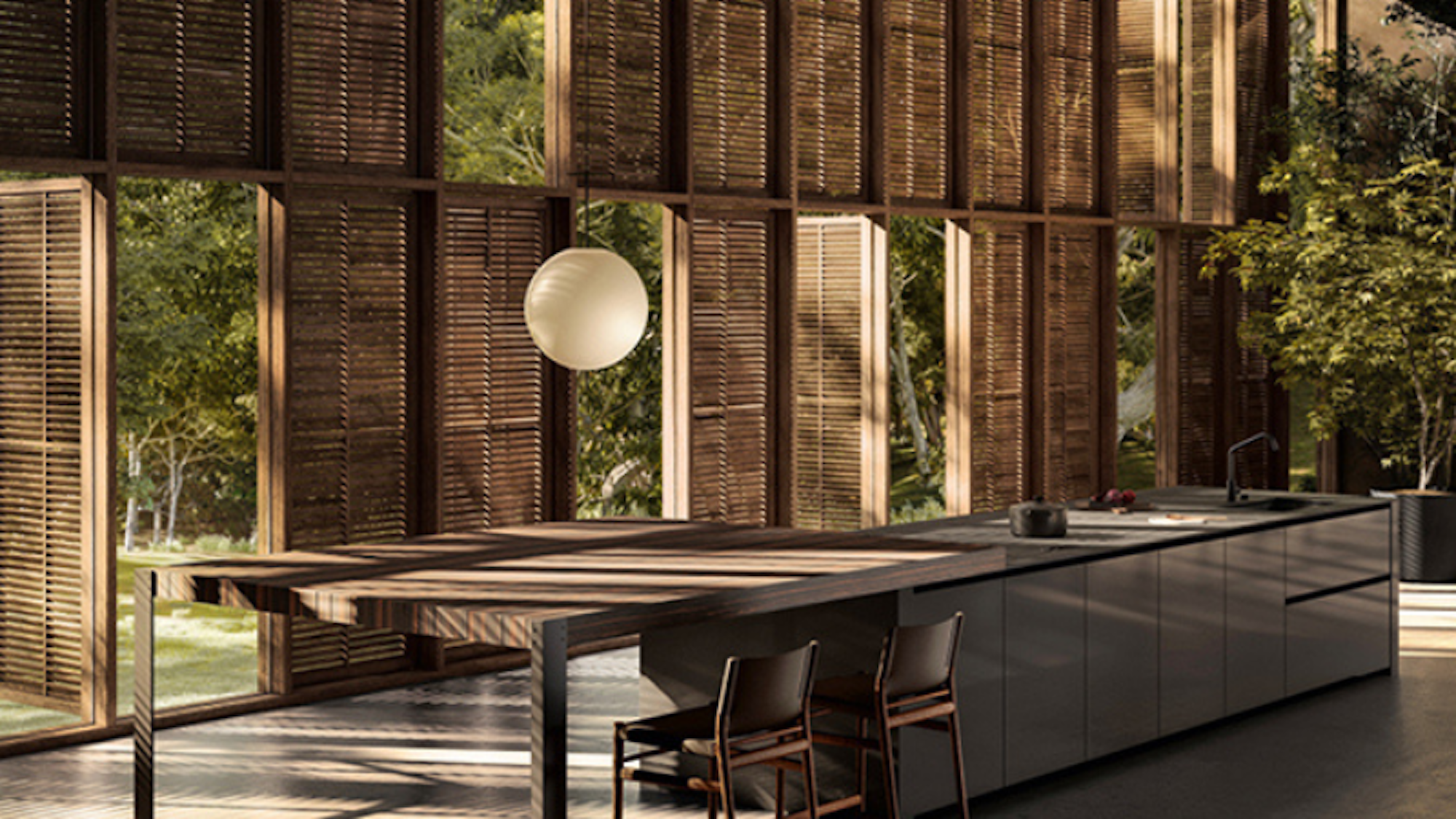 Das italienische Möbelhaus Boffi stellt Luxus-Küchen und Bäder her.