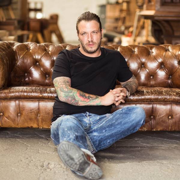 Marcel Struck in seinem Vintage-Möbellager Exquisit in Ehrenfeld