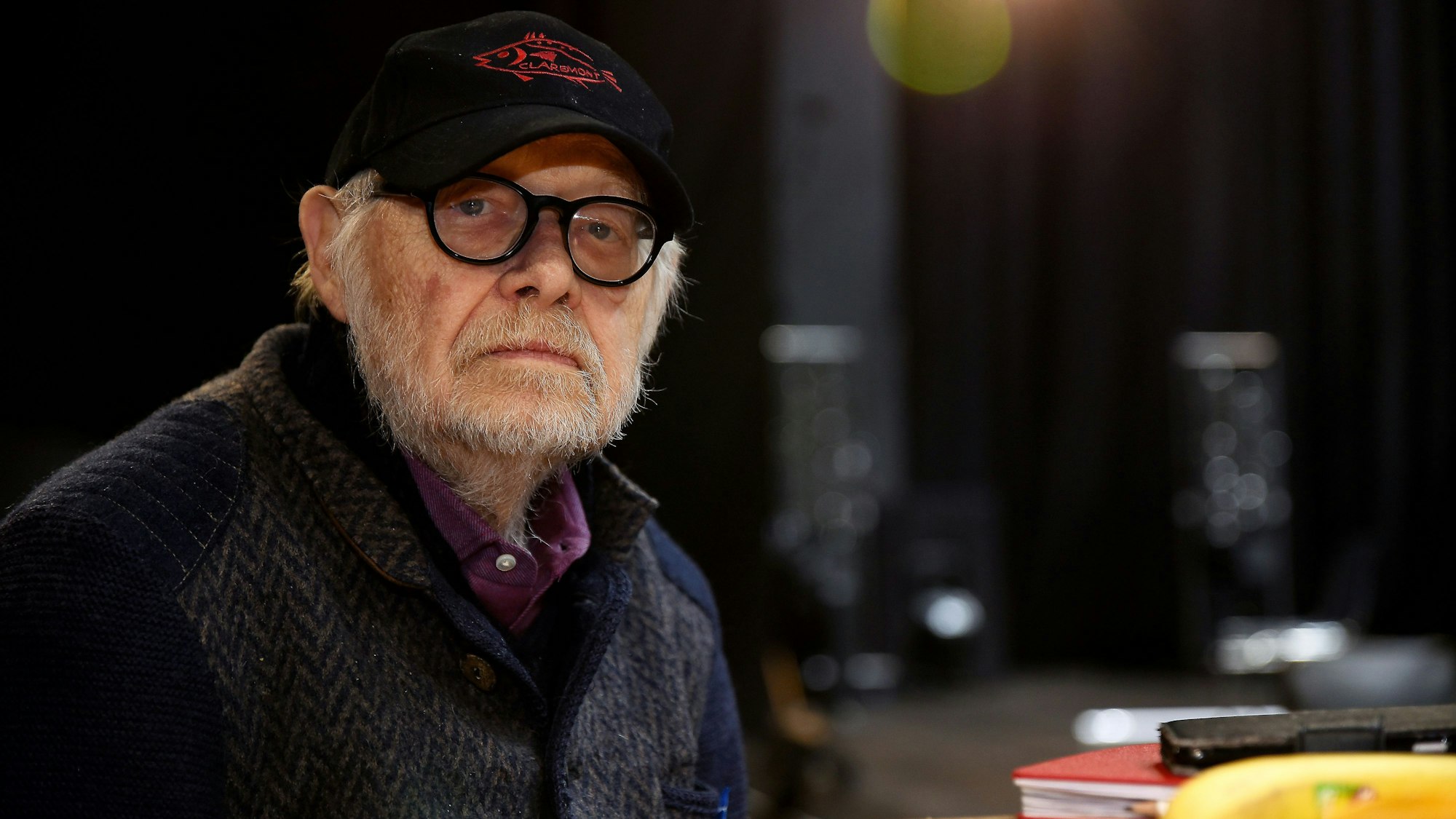 10.12.2020, Köln: Interview mit der Theaterlegende Jürgen Flimm. Er inszeniert Don Carlos im Kölner Schauspiel.
Foto: Csaba Peter Rakoczy