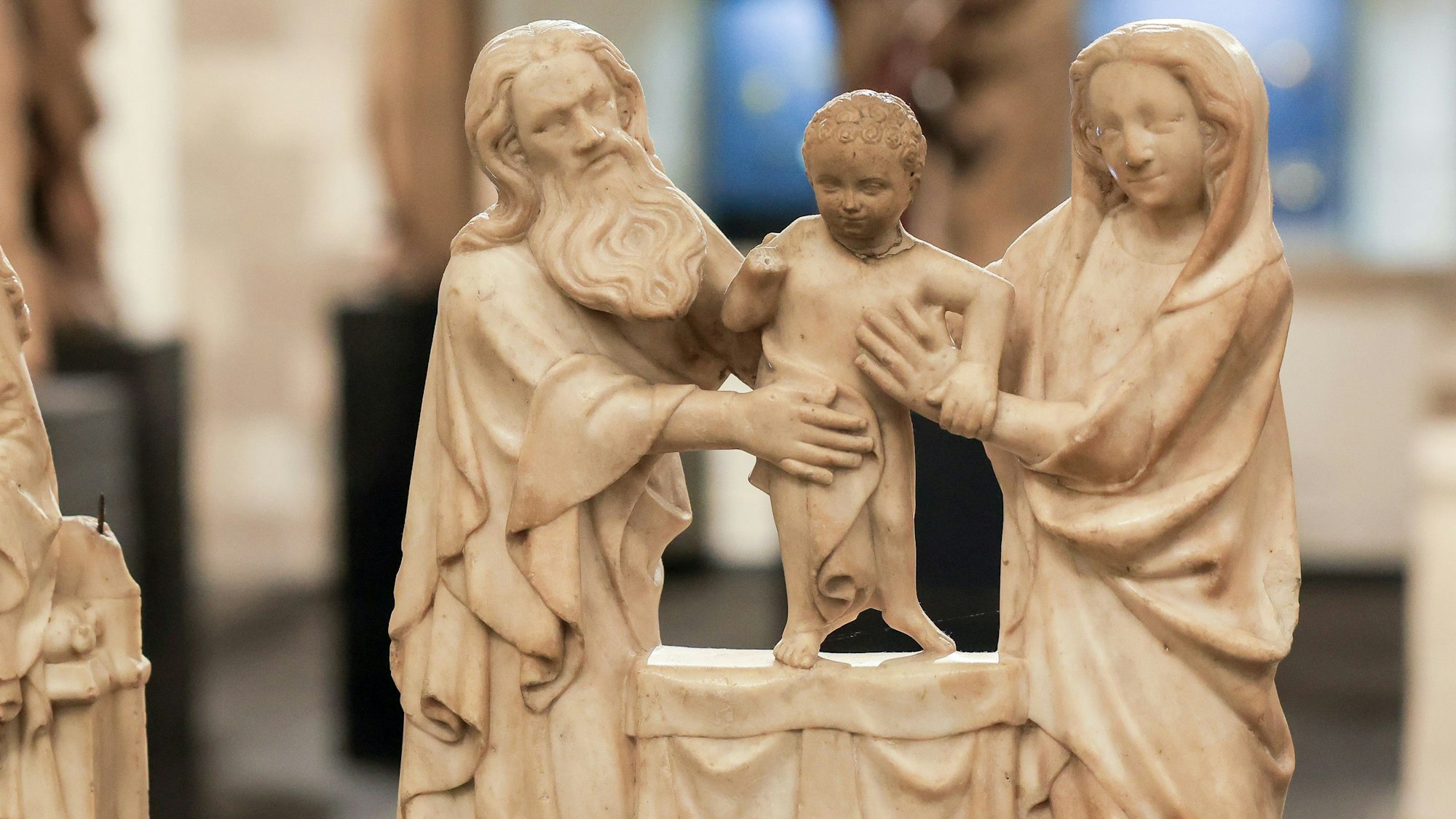 Darstellung des Herrn, Figurengruppe vom Hochaltar des Kölner Doms, um 1310, im Museum Schnütgen