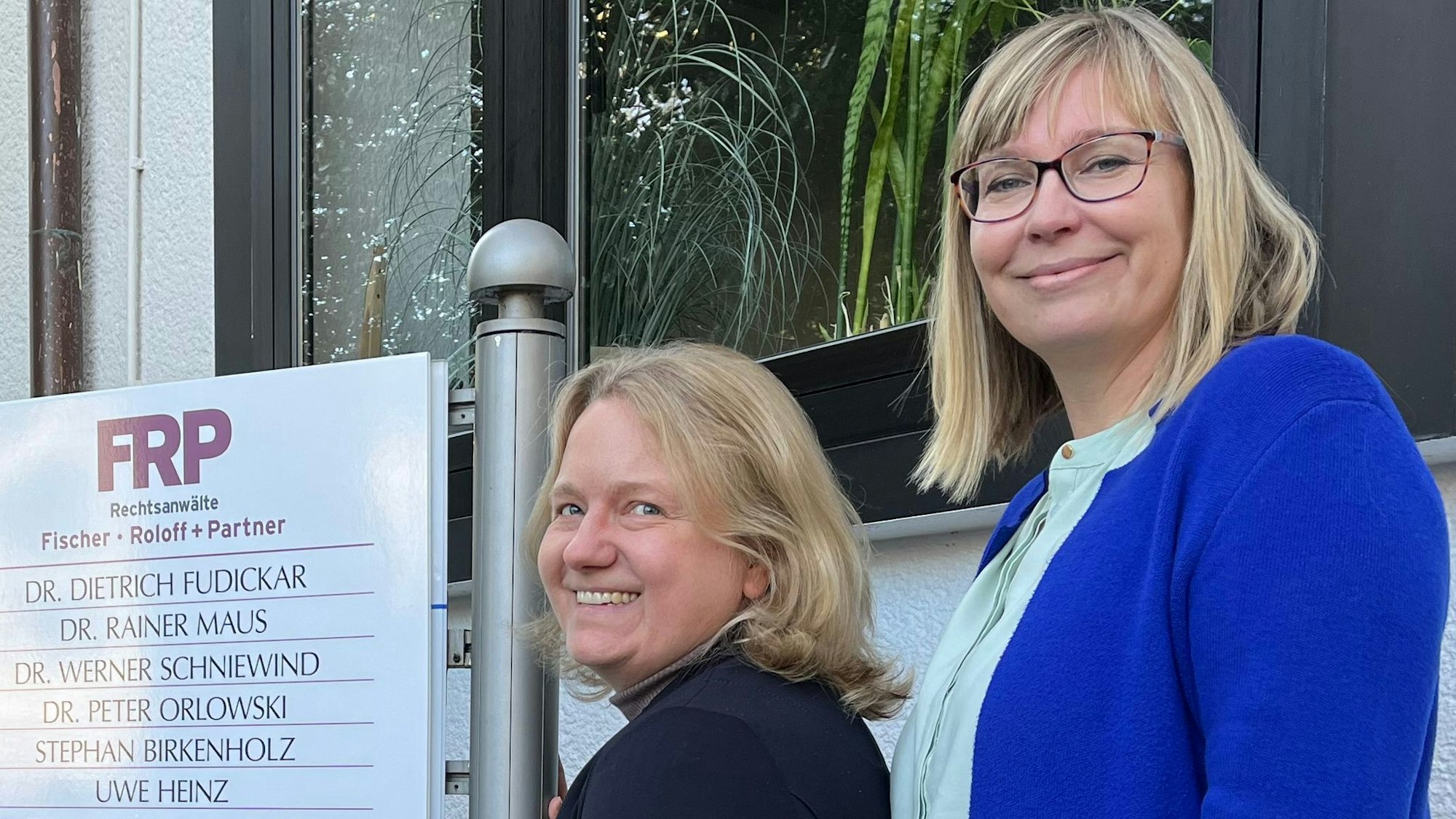 Christine Melle mit Magdalena Konschalla