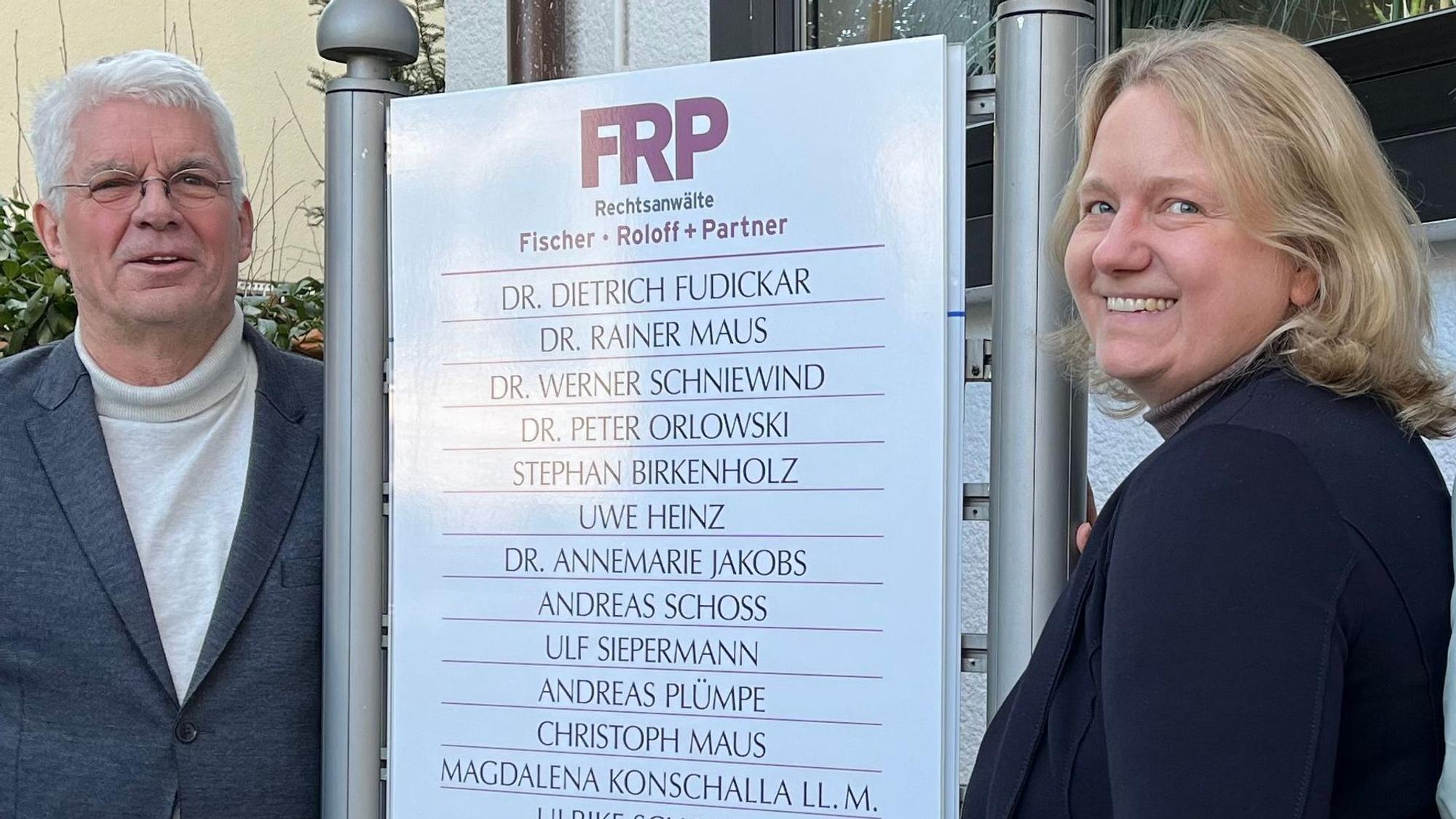 Christine Melle mit Peter Orlowski.