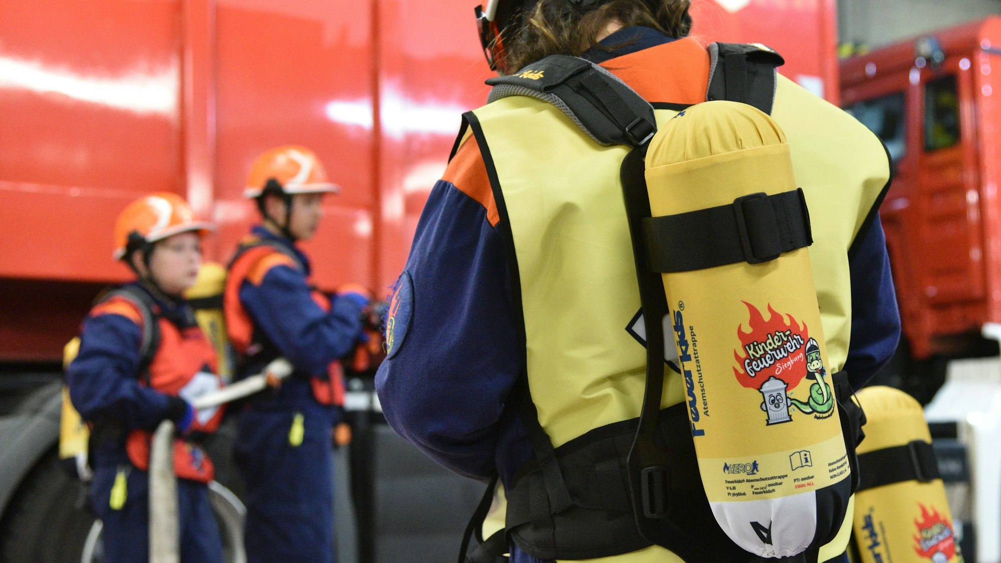 Attrappe eines Atemschutzgerätes