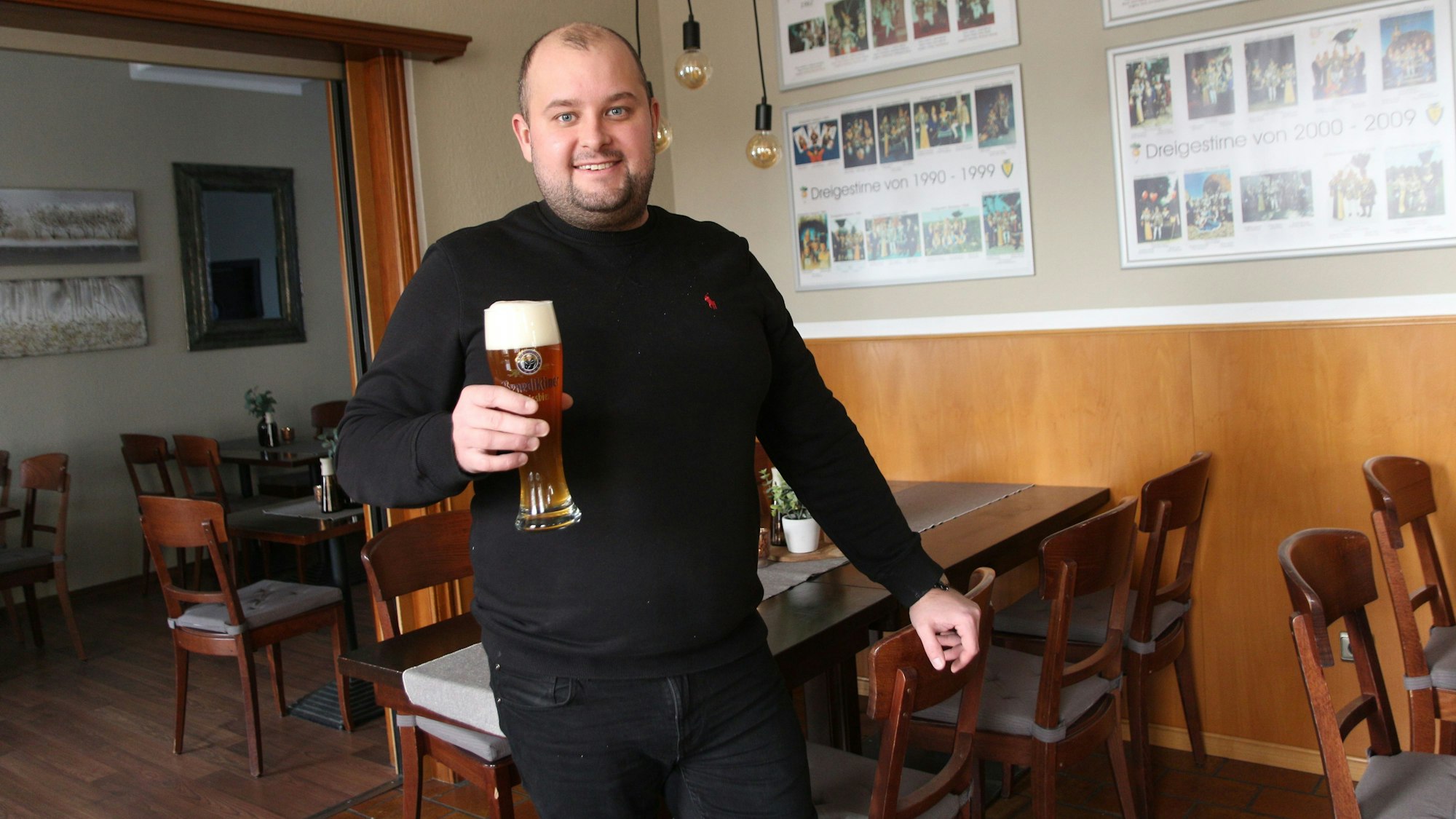 Das Foto zeigt den Gastronom Micha Bury