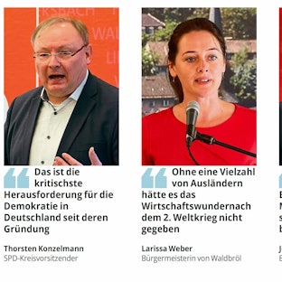 Nach dem geheimen Treffen in Potsdam äußert sich Oberbergs Politik sehr deutlich.
