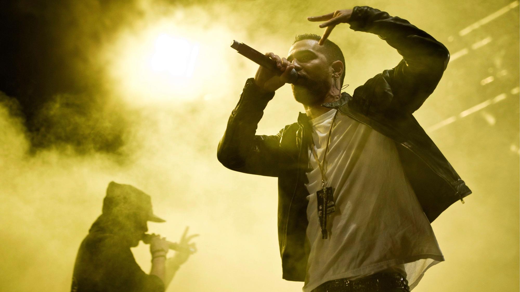 Ein Bild aus dem Sommer 2011, als Bushido auf einem Festival in der Schweiz auftrat.
