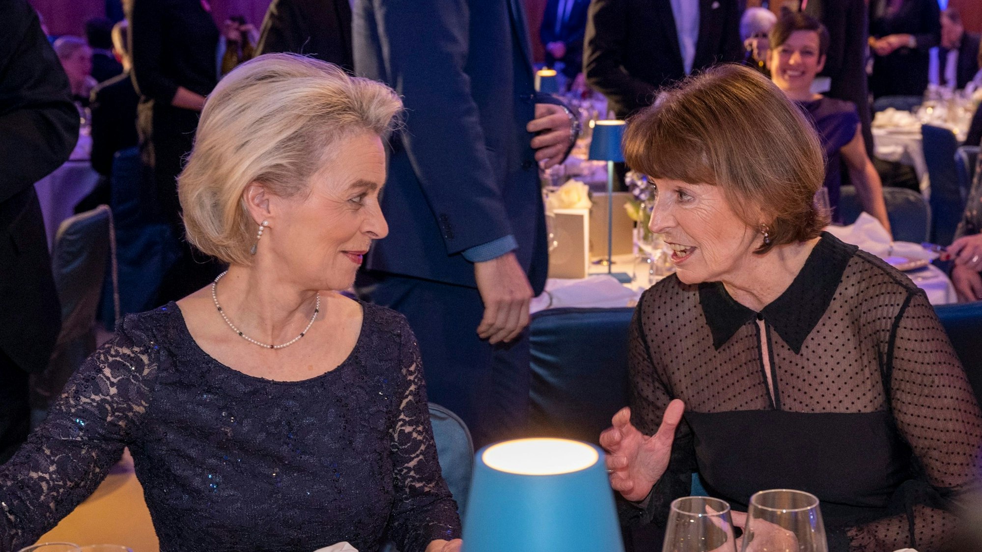 11.01.2024, Köln: Ursula von der Leyen war zu Gast beim Neujahrsempfang der IHK. Henriette Reker. Foto: Uwe Weiser