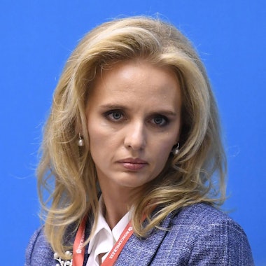 Maria Woronzowa ist eine der beiden Töchter von Kremlchef Wladimir Putin. Nun hat sie ein seltenes Interview gegeben. (Archivbild)