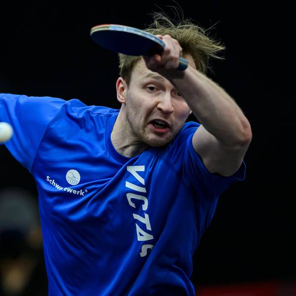 Benedikt Duda in Kämpferpose.