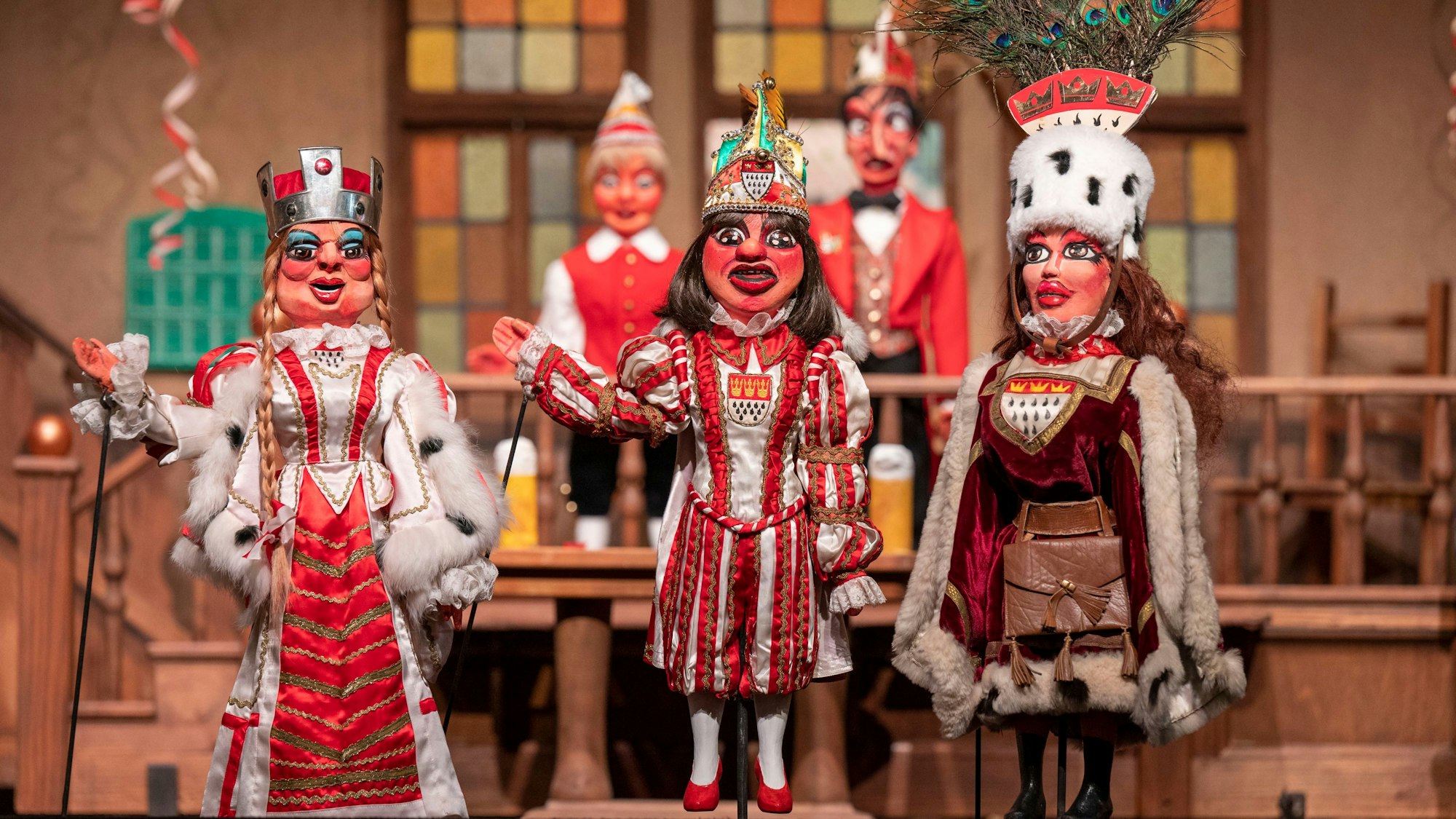 12.01.2024, Köln: Puppensitzung im Hänneschen Theater. Foto: Uwe Weiser