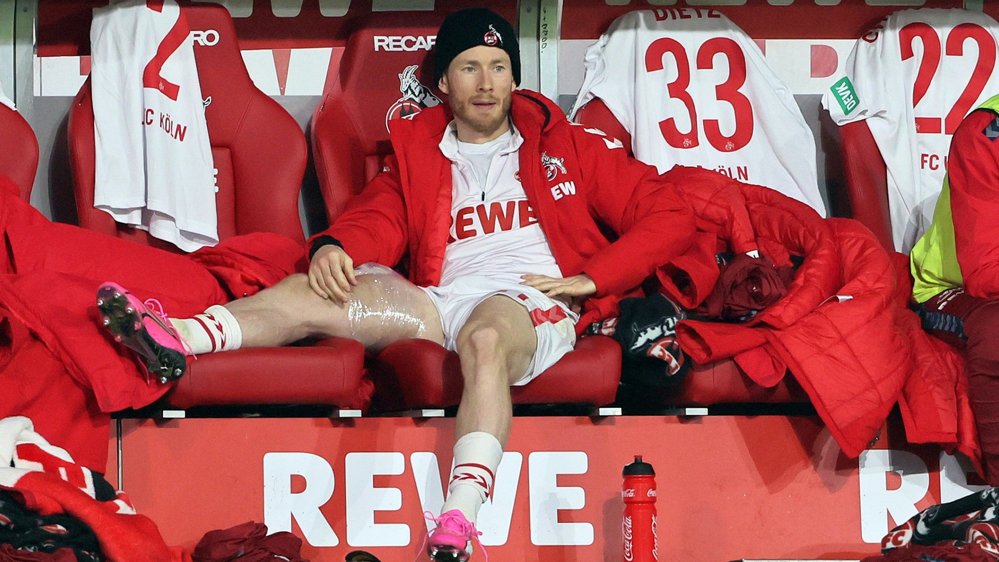 Florian Kainz musste am Samstag beim 1:1 gegen Heidenheim früh mit Oberschenkelproblemen vom Platz.