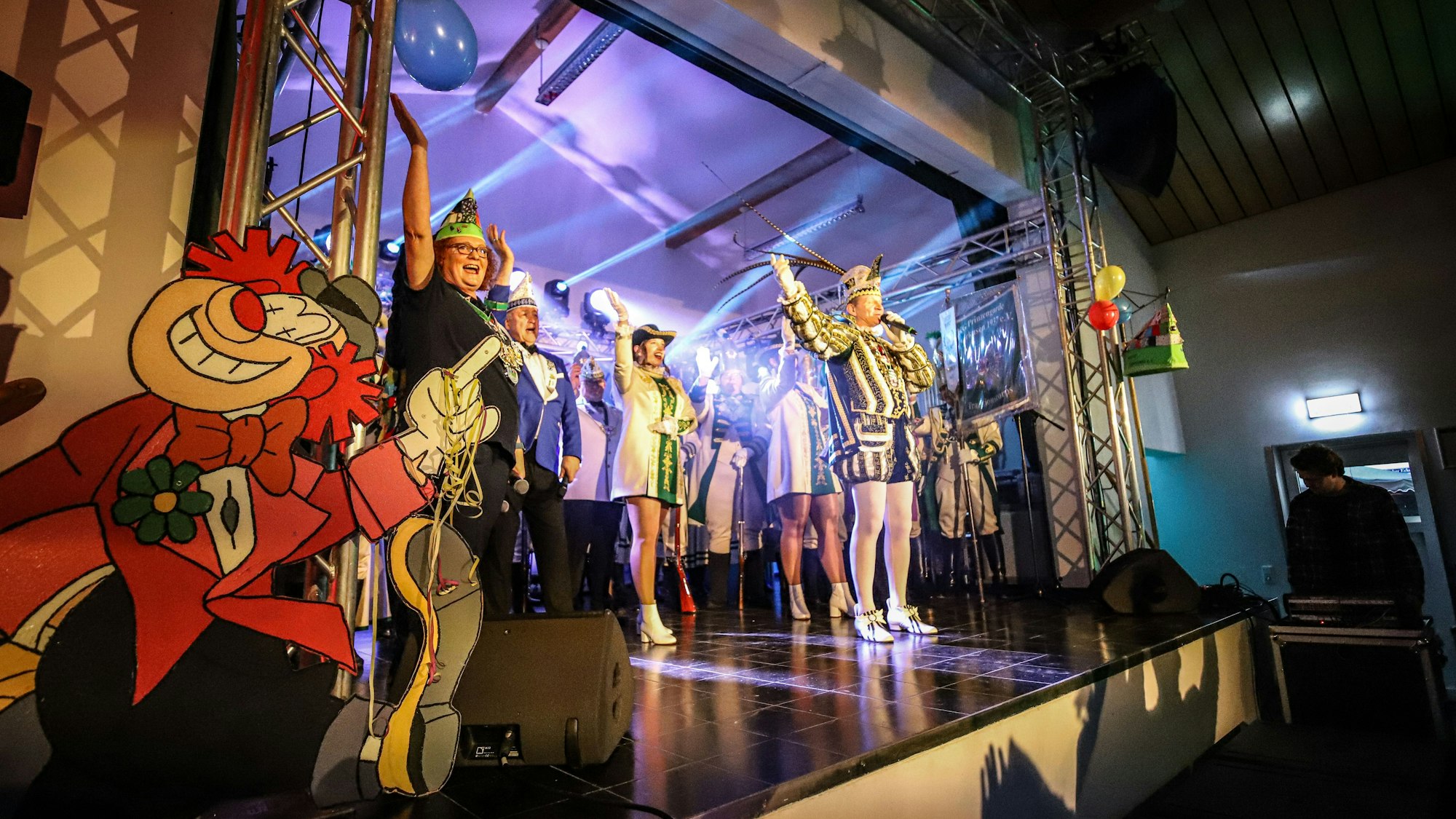 Prinz Mally auf der Bühne