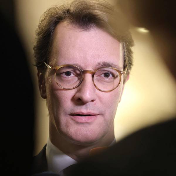Nordrhein-Westfalens Ministerpräsident Hendrik Wüst (CDU).