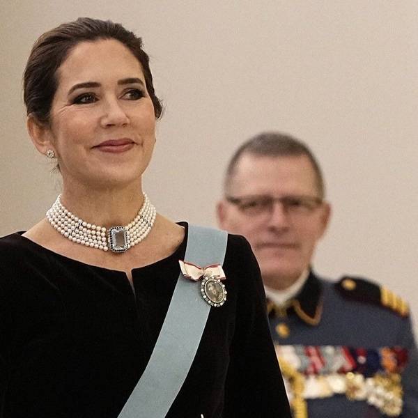 Kronprinzessin Mary von Dänemark kommt zum traditionellen Neujahrsfest mit Offizieren der Streitkräfte und der Nationalen Katastrophenschutzbehörde sowie geladenen Vertretern wichtiger nationaler Organisationen und der königlichen Schirmherrschaft im Schloss Christiansborg.